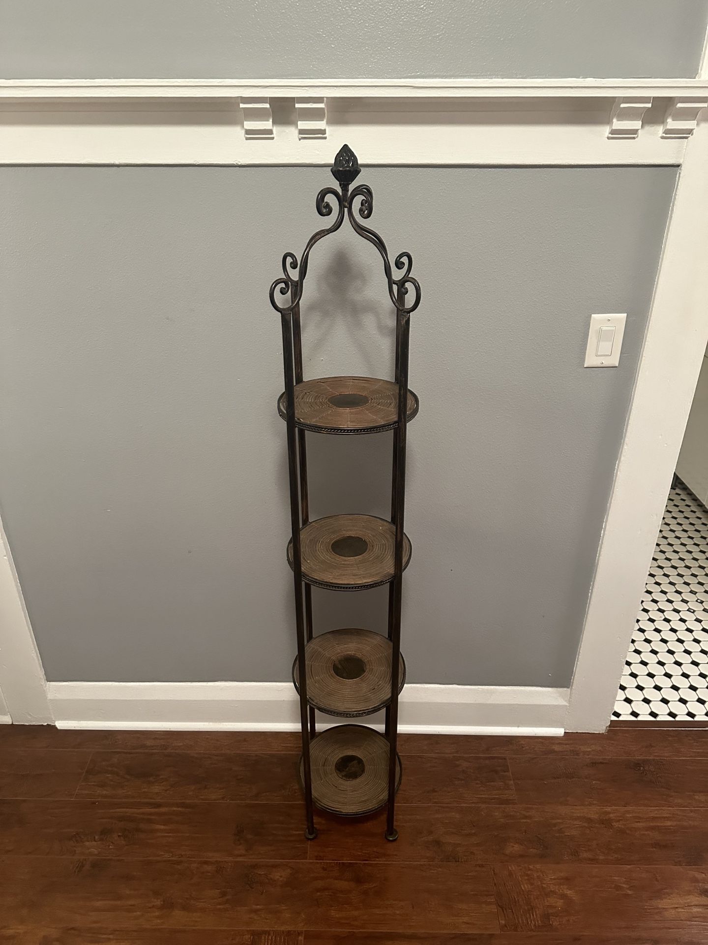 5 ft tall Corner Shelf