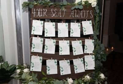 Rustic Pallet Seating Chart
