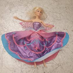 BARBIE MARIPOSA FAIRY PRINCESS CATANIA DOLL AND FAIRY DOLL WITH WINGS
