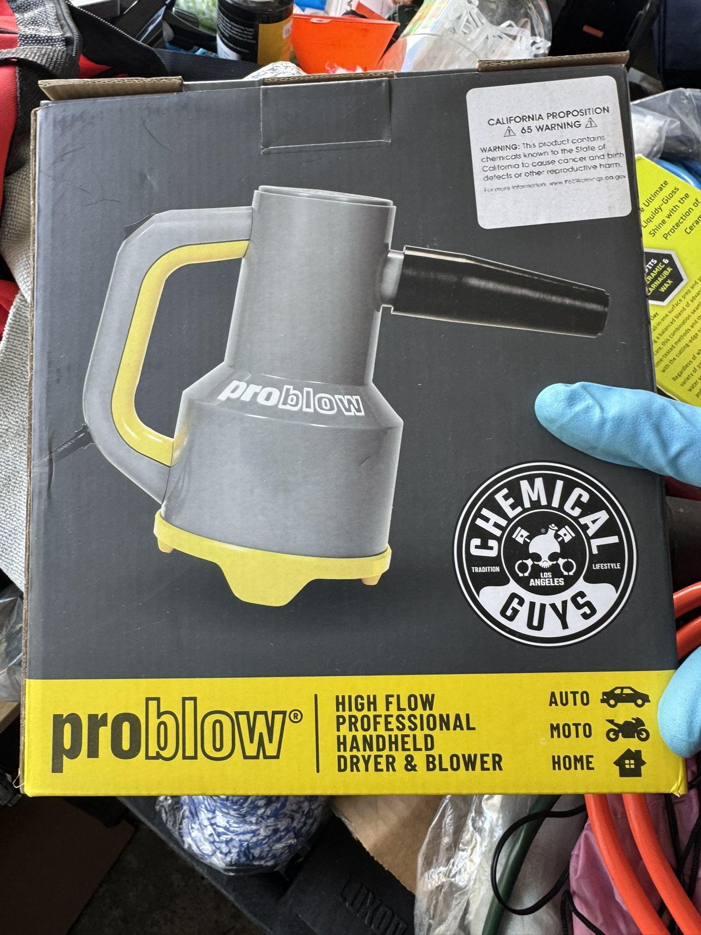 Chemical Guys EQP403 ProBlow High Flow Professional Hand Held Dryer & Blower New Price Is Firm