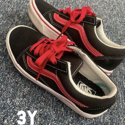 Vans size 3y