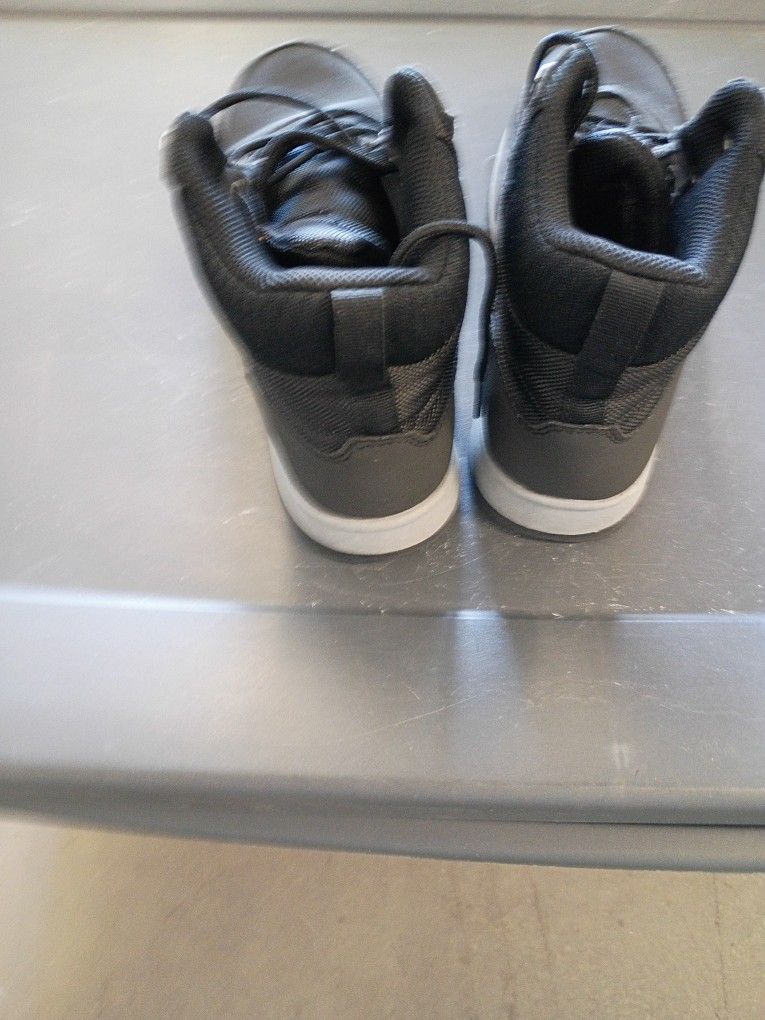 Degin Black Basketball Shoes #13 Unisex