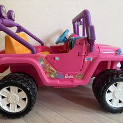 Barbie Power Wheels Pink Jammin’ Jeep  Wrangler