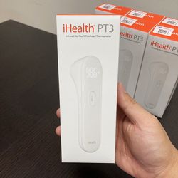 (Brand New) $5 Easy to use iHealth No-Touch Forehead Thermometer Digital Large LED Digits, PT3 