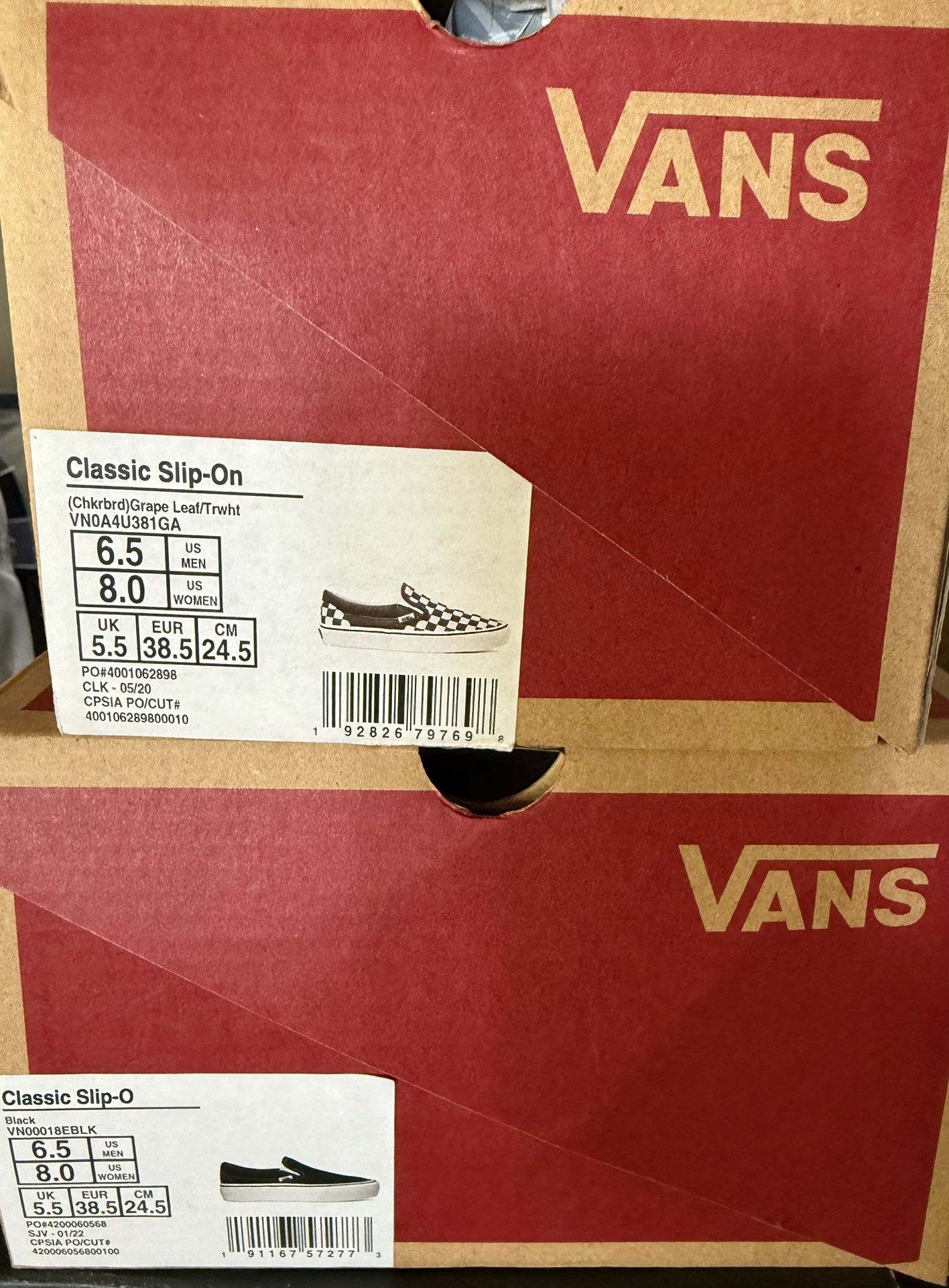 Women’s Slip On Van’s