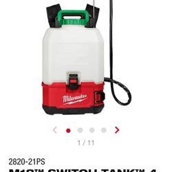 Milwaukee M18™ SWITCH TANK™ 4-Gallon Backpack Sprayer Kit