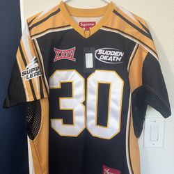 Supreme 2024 Sudden Death Football Jersey Size S Small 30th Anniversary 