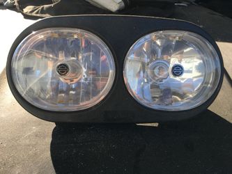 Stock headlights for a ‘98-‘13 harley road glide