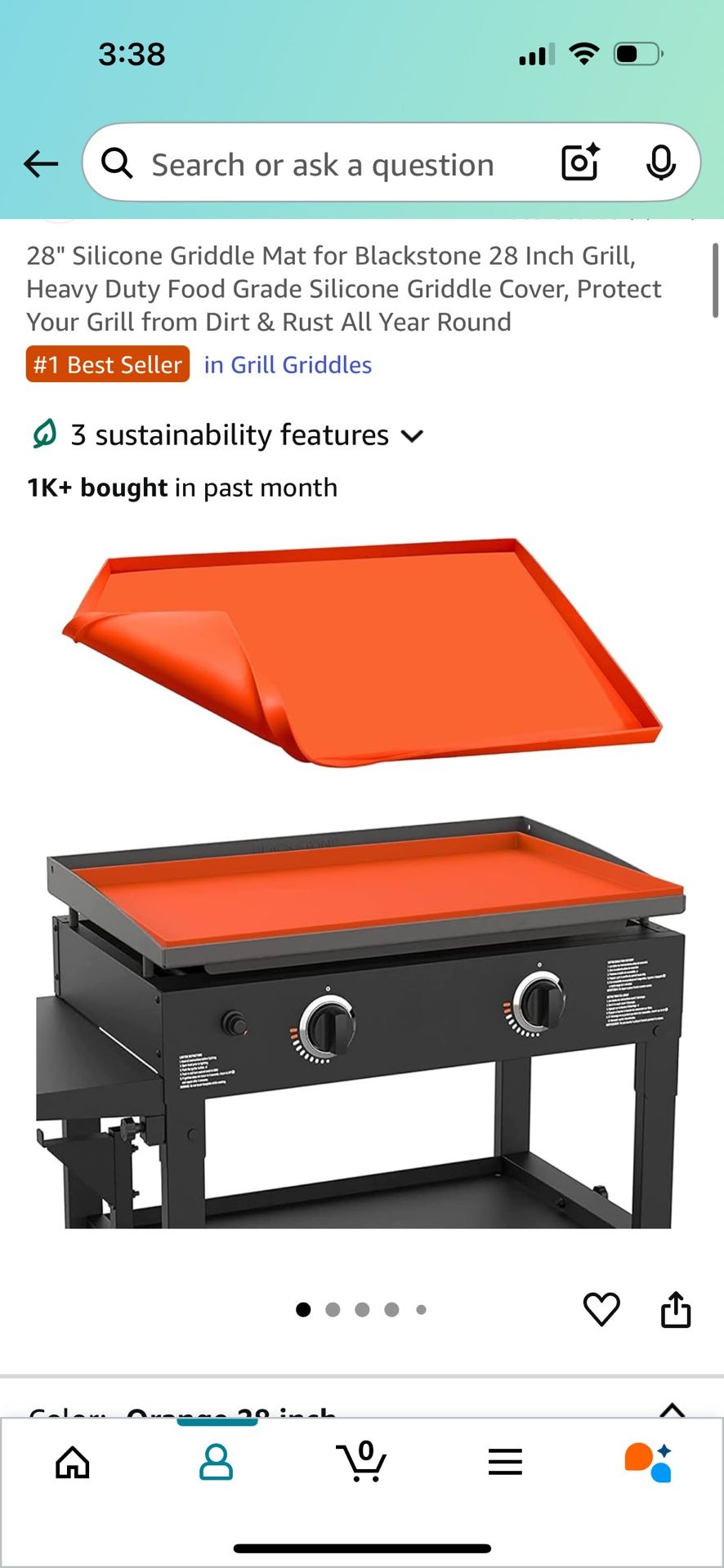 Blackstone Silicone Cover