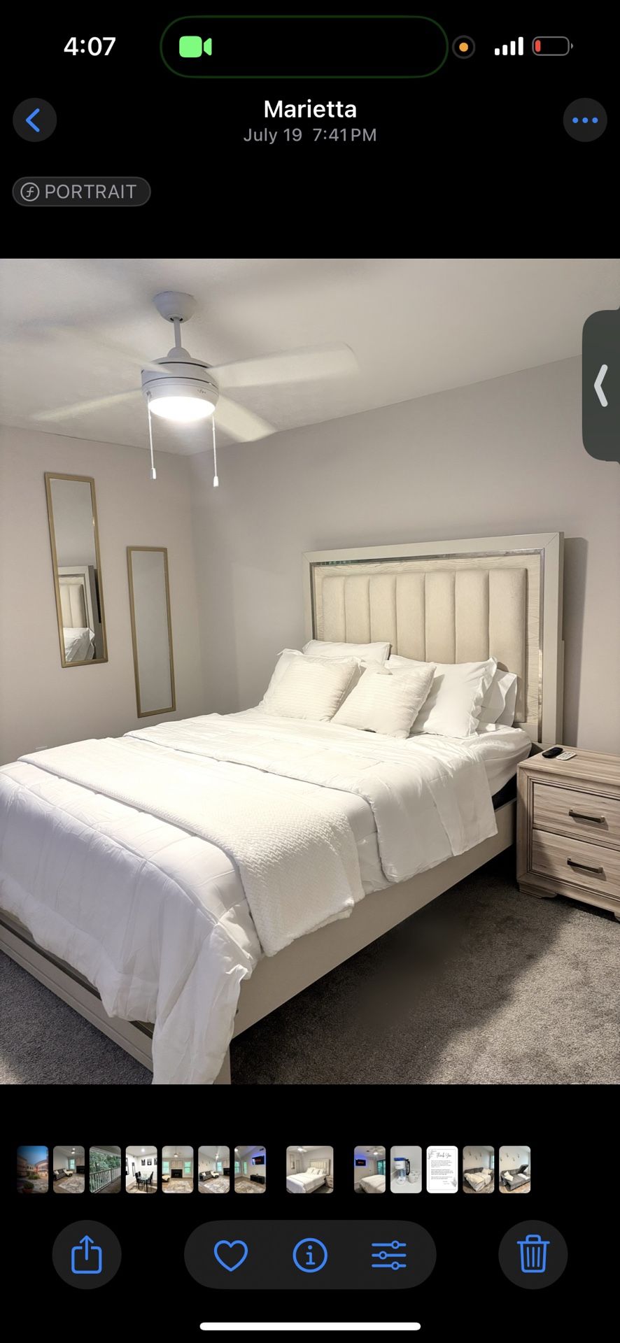 Luxury Queen Bed Frame 