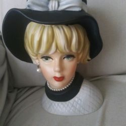Vintage Lady Vase