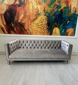 Silver Sofa