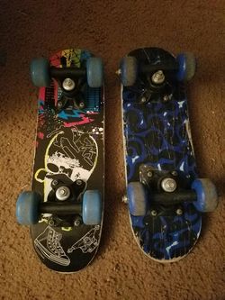 Mini skateboards