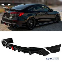11th Gen Civic Sedan Rear Yofer V2 Diffuser W/ Brake Light 