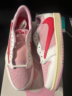 Jordan 1 Low Travis Scott Tropical Pink Size 11.5