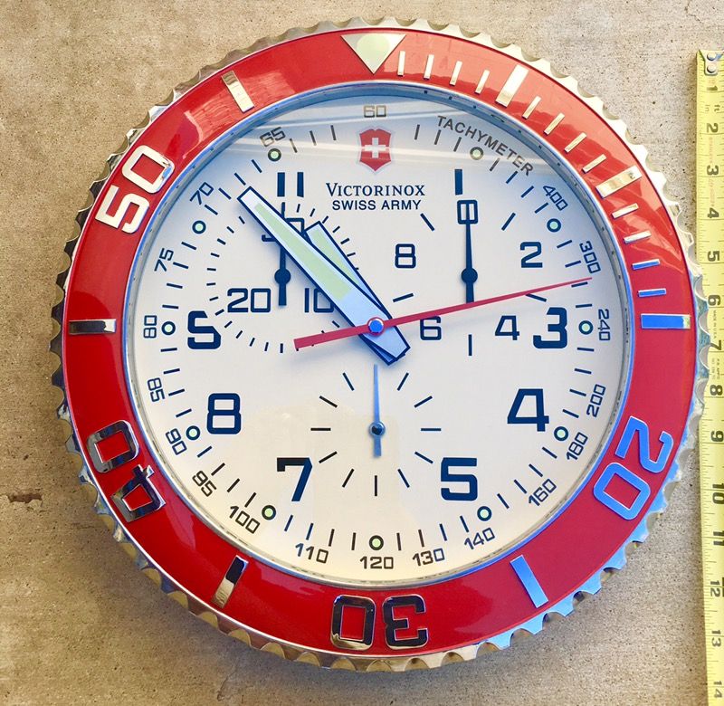 VICTORINOX SWISS ARMY WALL CLOCK...DEALER DISPLAY