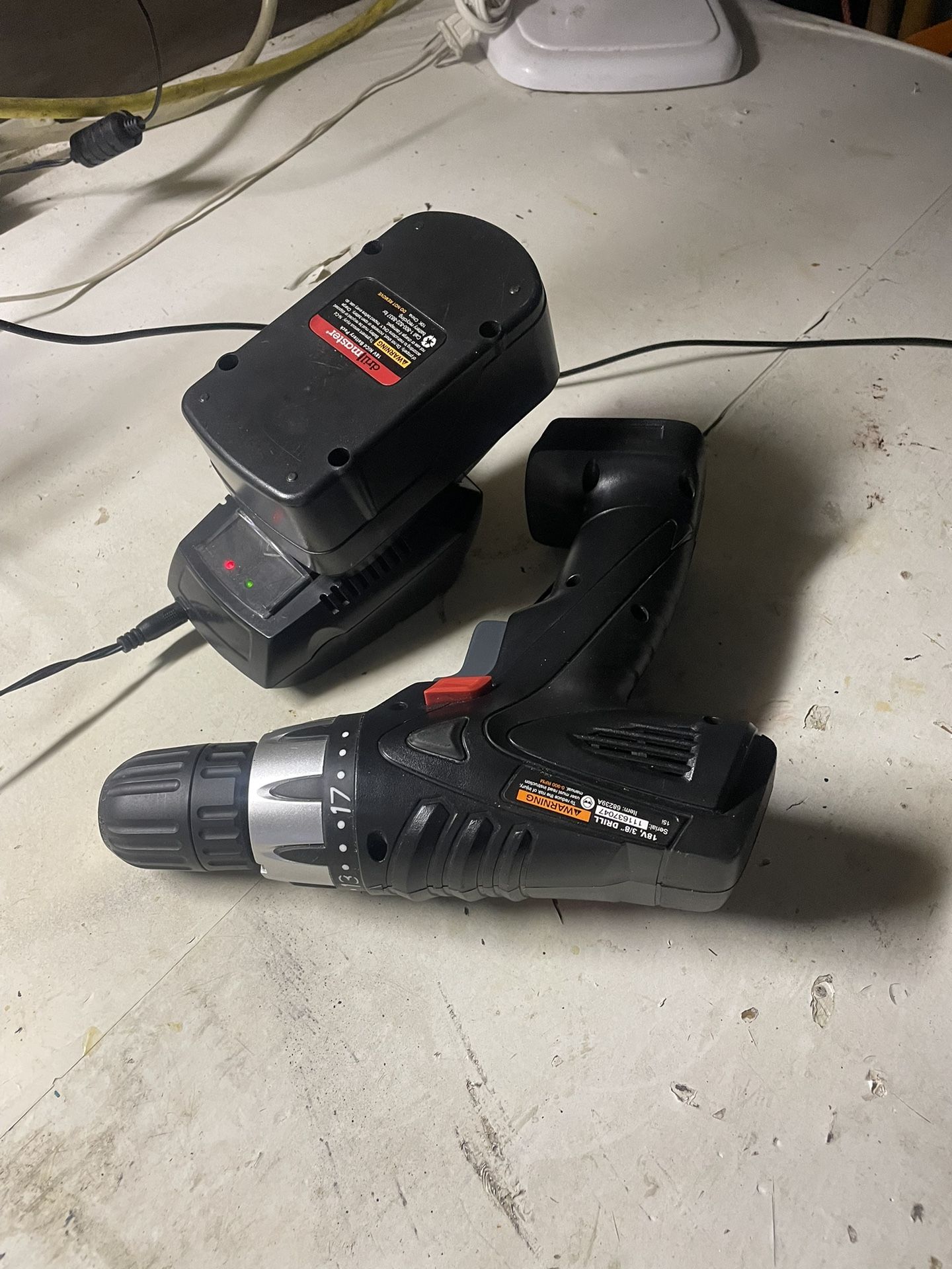 Drill master 18v 3/8” Cordless Drill