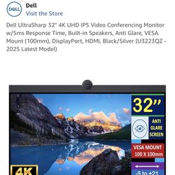 Dell Ultrasharp 32 4k USB-C Monitor 