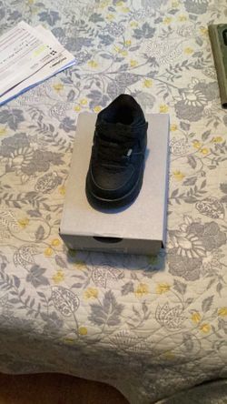 Air Force 1 Low nike EasyOn Baby/Toddler Shoes kid size 6 c color black new with box