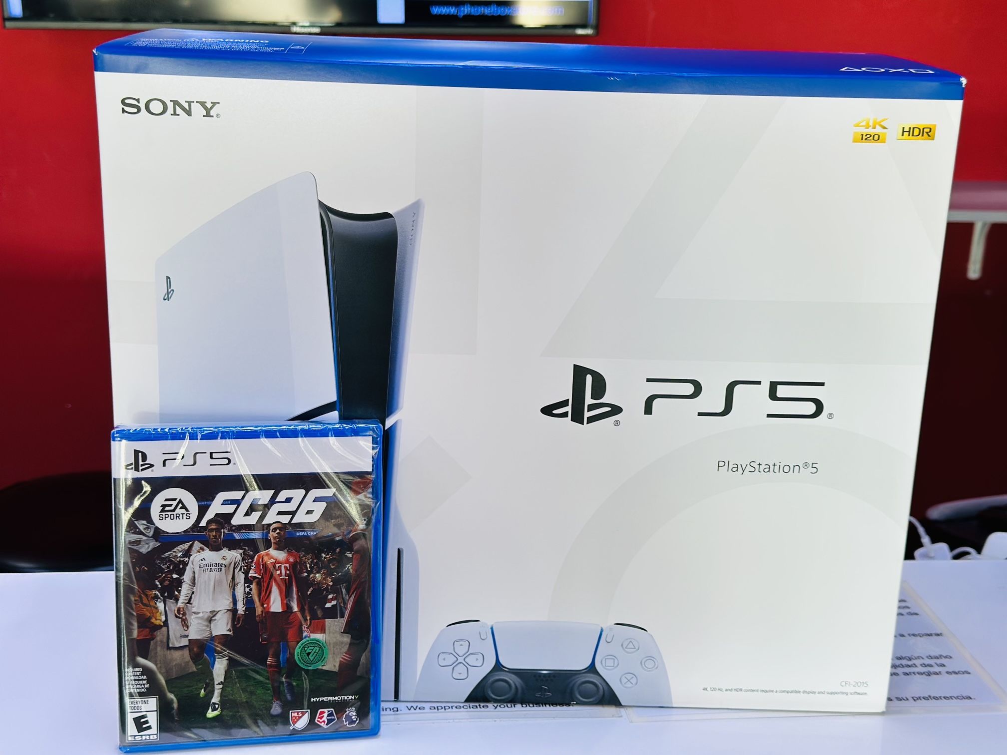 PlayStation 5 Disc With FC26 Game Free On Payments Option - No Credit Needed