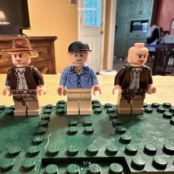 Indiana Jones Mini Figure Lot (3 Total)