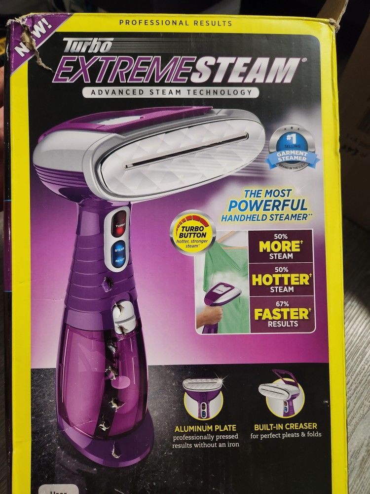 Conair Handheld Garment Steamer for Clothes, Turbo ExtremeSteam 1550W