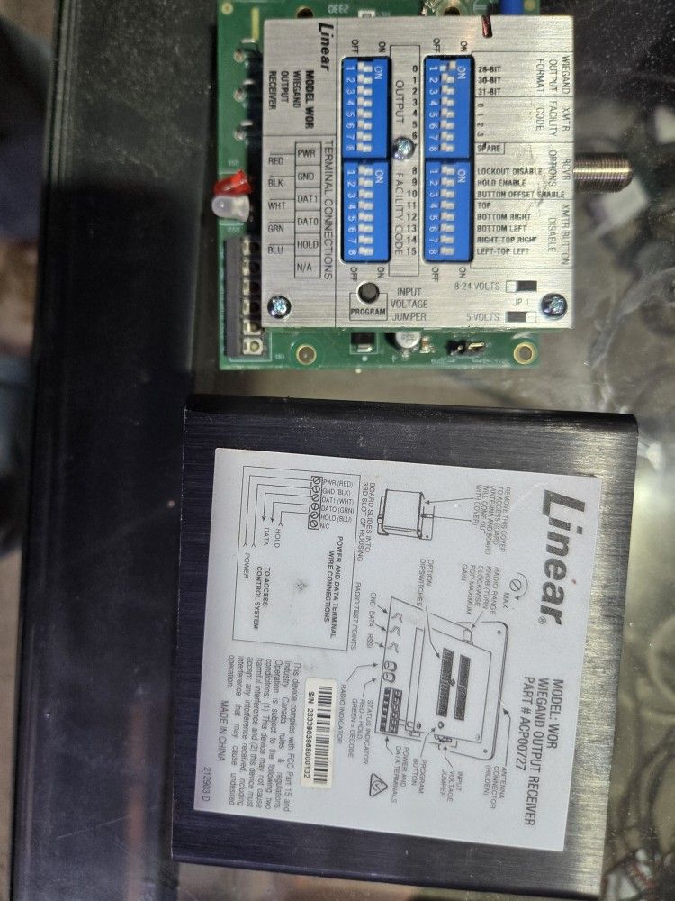 Linear Wiegand Output Reviever