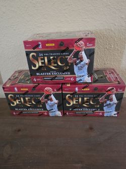 Panini Select 2021-22 NBA Blaster Box – Lot of 3
