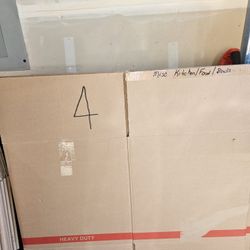 40 Moving Boxes and Packing Materals