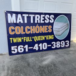   Mattresses: twin, full , queen regular ,  Colchon Nuevo Colchones plush or pillow top available cama bed mattress 