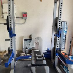 Weight Set And Rack 
