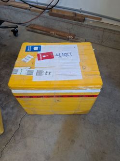 Styrofoam cooler