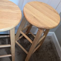 Two Wooden Stools