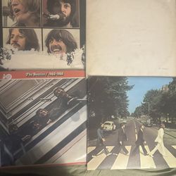 Beatles Vinyl Records Lot