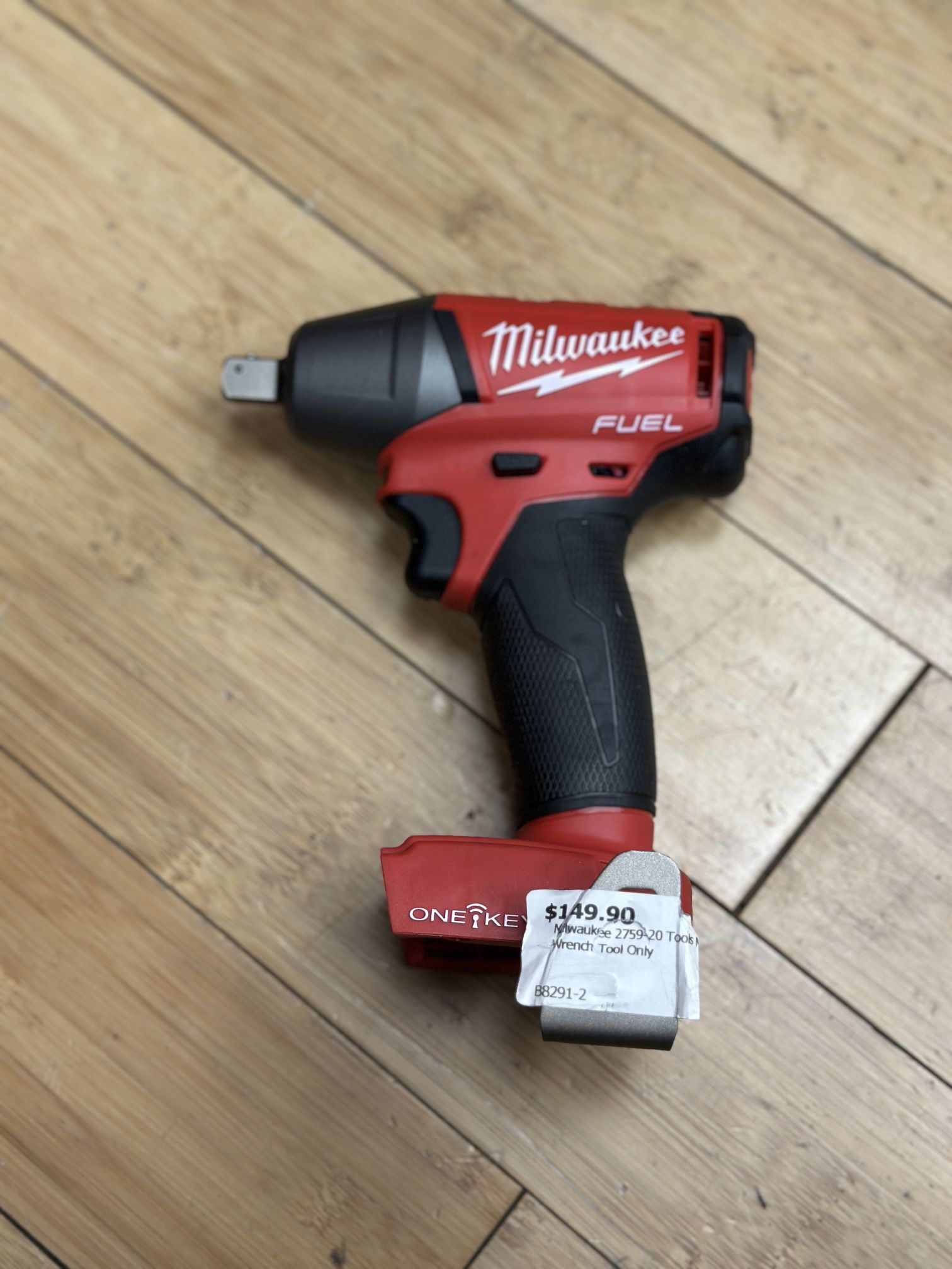 Milwaukee M18 1/2 Pin One Key Impact Wrench TOOL ONLY