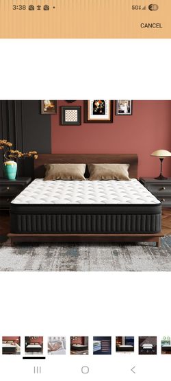 FREE Soft Hybrid Memory Foam/Spring Queen Mattress FREE