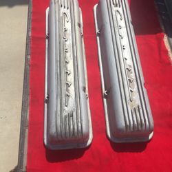 1963-1967 Corvette 327 Aluminum Finned Original Valve Covers