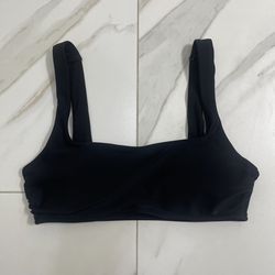 Aerie Black Swim Bikini Swimwear Top - Size: S 