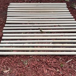 Wooden support slats for a bed frame