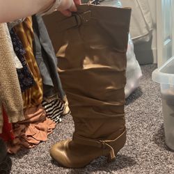 Tall Leather Boots