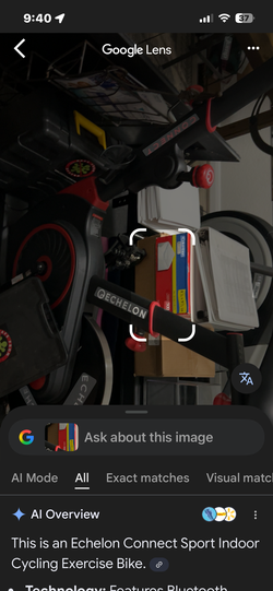 2018 Good Condition Echelon Connect EX-3 Smart Fitness Bike Black Red - Bulverde, TX