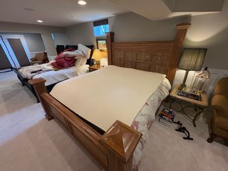 Natural Latex Mattress Topper for King Bed