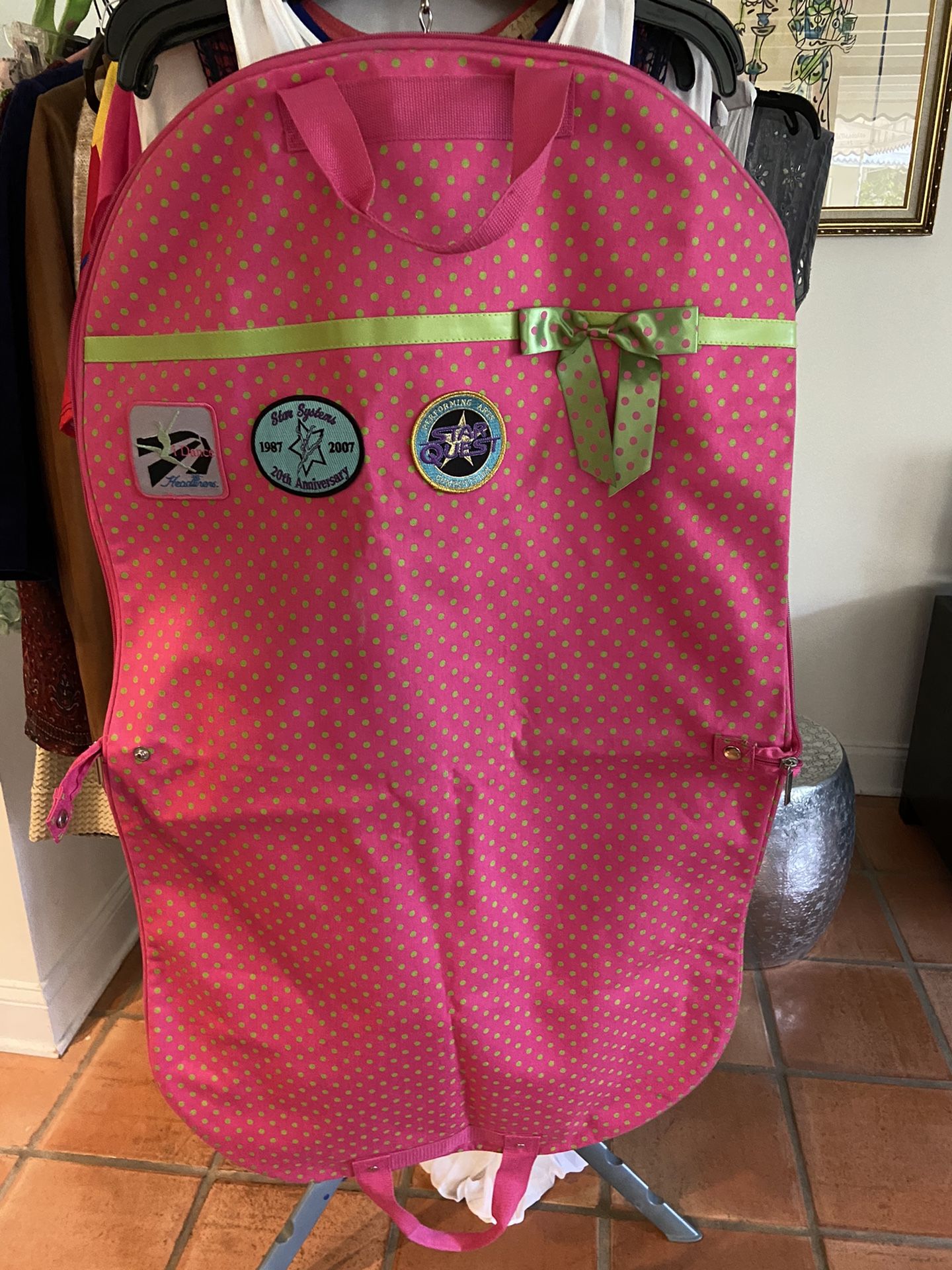 Garment bag and matching tote bag