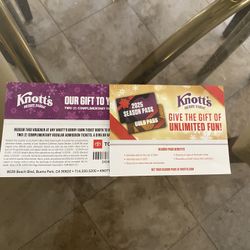 Tickets. KNOTTS Berry Farm 