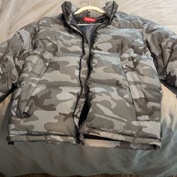 Reflective Supreme Camo Jacket