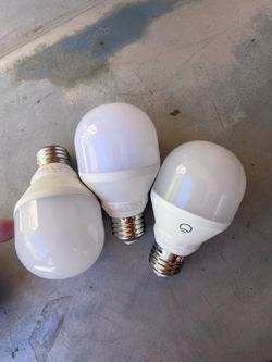 Lifx a 19 smart led lights- 3 bulbs