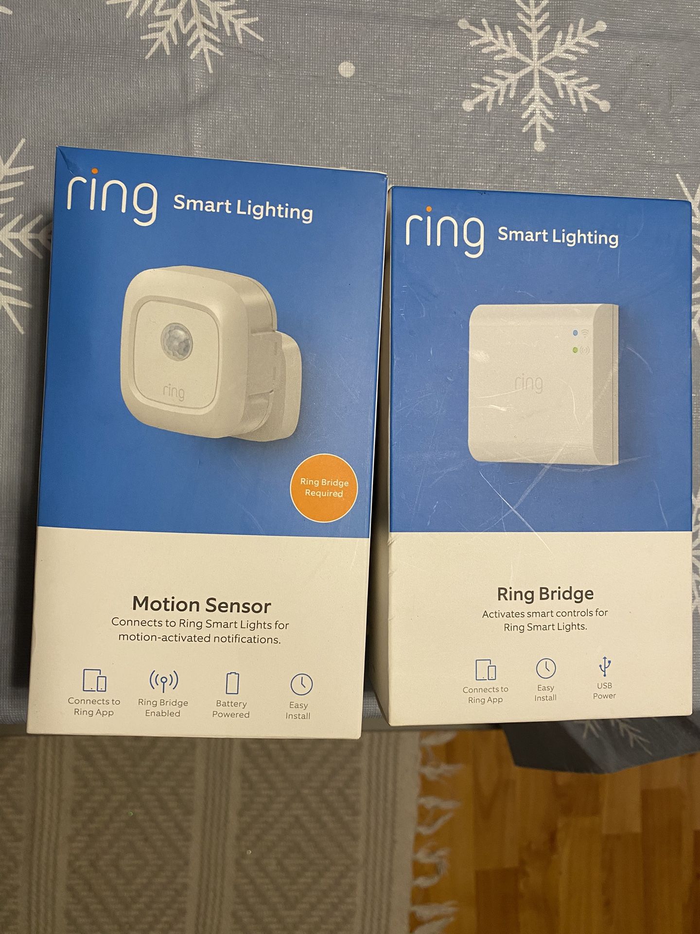 ring Motion Sensor & Ring bridge