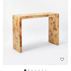 Wood Console Table 