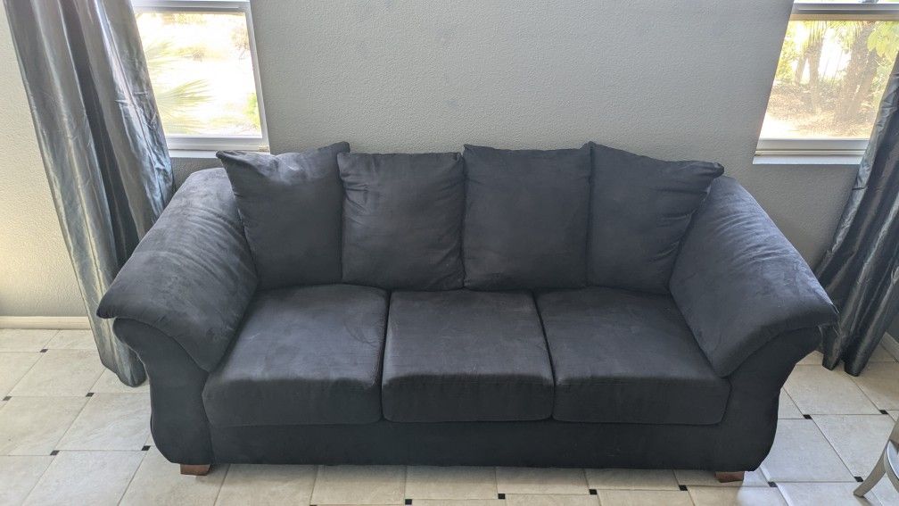 Comfy Black Sofa