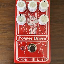 Idiotbox Power Drive Like Colorsound Power Boost Overdrive/Fuzz Like New w/ Box and Manual